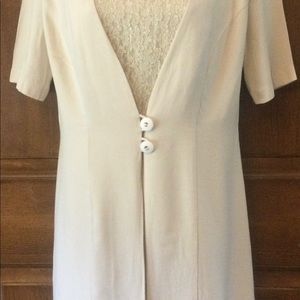 Vintage, Champagne Colored,Perceptions by Irene b, Size 10 Dress.